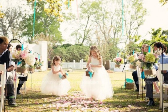 Children on the wedding