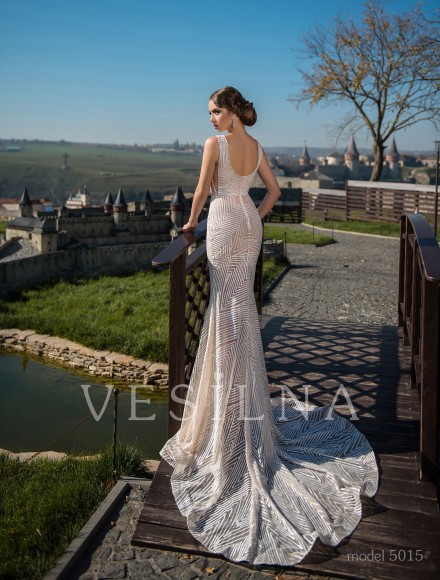 Коллекция «Flower on the stone»: Свадебное платье, модель 5015 фото №2