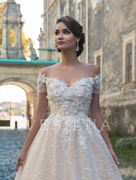 Коллекция «Flower on the stone»: Свадебное платье, модель 5028 фото №3