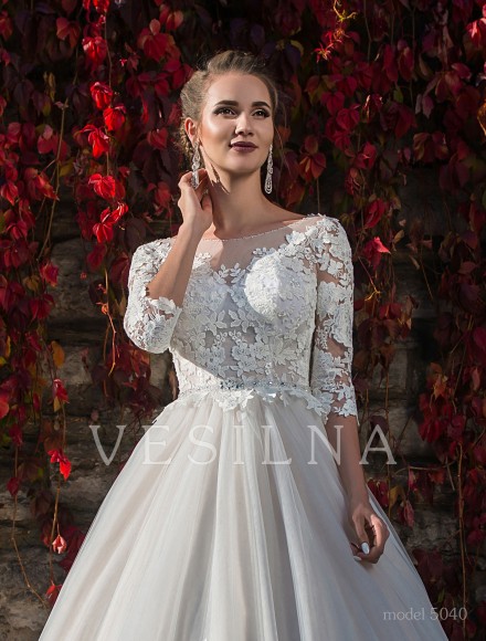 Коллекция «Flower on the stone»: Свадебное платье, модель 5040 фото №3
