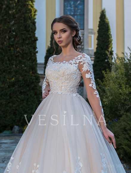 Коллекция «Flower on the stone»: Свадебное платье, модель 5045 фото №3