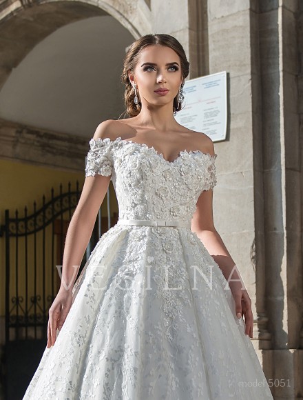 Коллекция «Flower on the stone»: Свадебное платье, модель 5051 фото №3