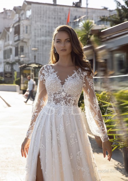 Коллекция «BLOOMING LOVE»: Свадебное платье, модель 5201 фото №2