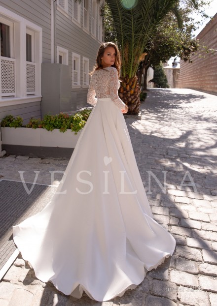 Коллекция «BLOOMING LOVE»: Свадебное платье, модель 5205 фото №3