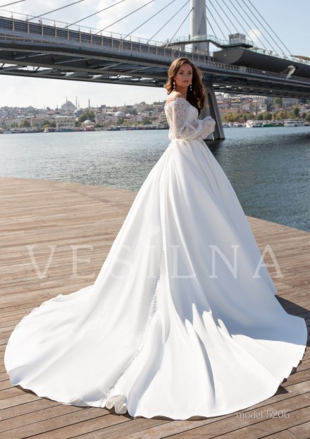 Коллекция «BLOOMING LOVE»: Свадебное платье, модель 5206 фото №3