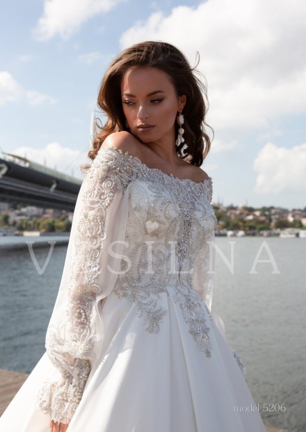 Коллекция «BLOOMING LOVE»: Свадебное платье, модель 5206 фото №4