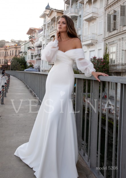 Коллекция «BLOOMING LOVE»: Свадебное платье, модель 5208 фото №2