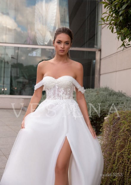 Коллекция «BLOOMING LOVE»: Свадебное платье, модель 5213 фото №2