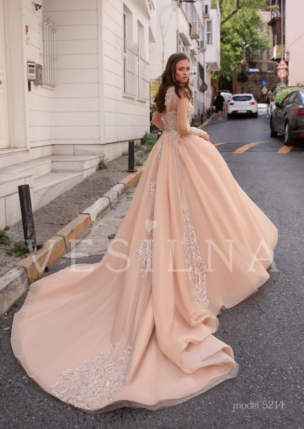 Коллекция «BLOOMING LOVE»: Свадебное платье, модель 5214 фото №3