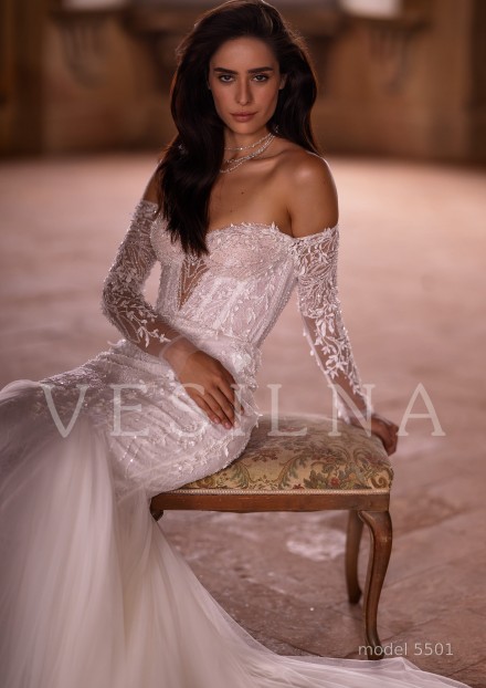 Коллекция «WONDER»: Свадебное платье, модель 5501 фото №2