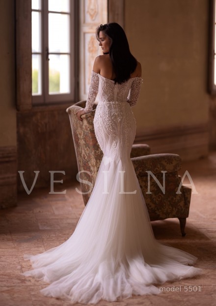 Коллекция «WONDER»: Свадебное платье, модель 5501 фото №3