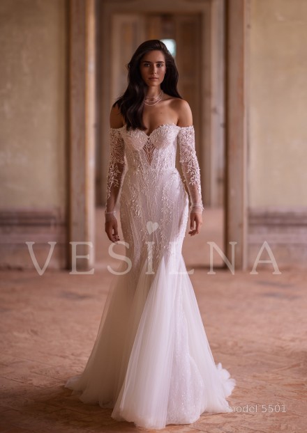 Коллекция «WONDER»: Свадебное платье, модель 5501 фото №4