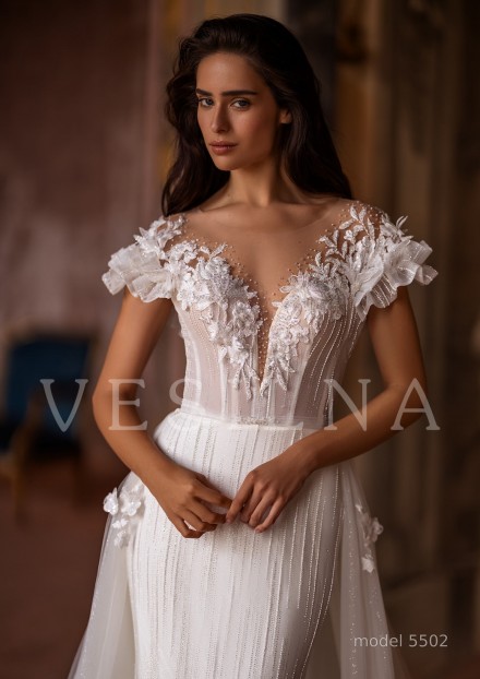 Коллекция «WONDER»: Свадебное платье, модель 5502 фото №3