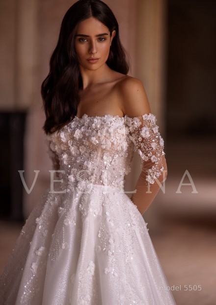 Коллекция «WONDER»: Свадебное платье, модель 5505 фото №3