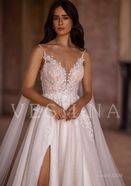 Коллекция «WONDER»: Свадебное платье, модель 5509 фото №2