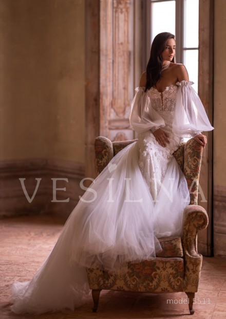 Коллекция «WONDER»: Свадебное платье, модель 5511 фото №2