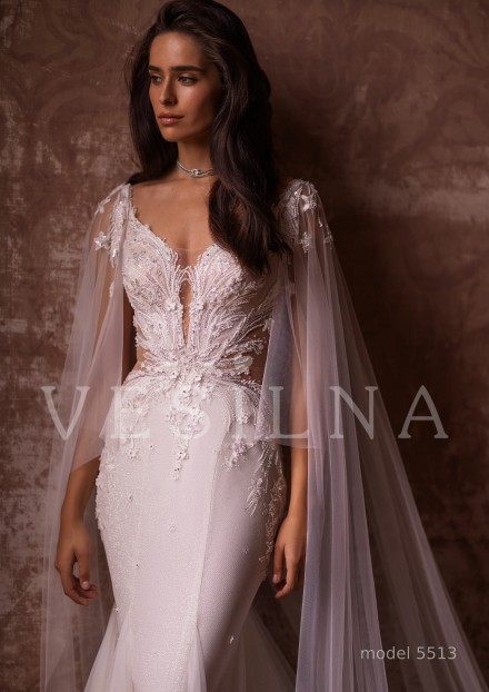Коллекция «WONDER»: Свадебное платье, модель 5513 фото №3