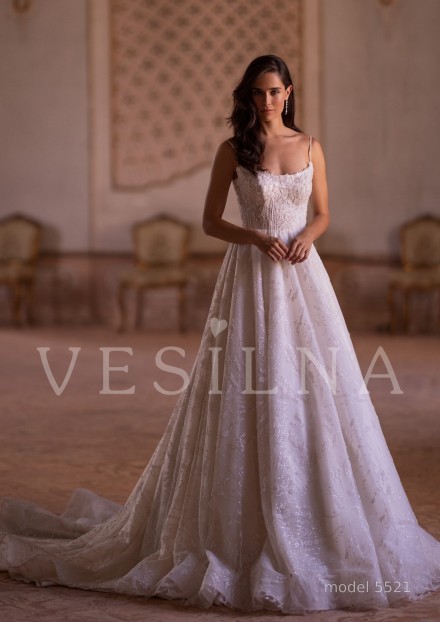 Свадебное платье, модель 5521