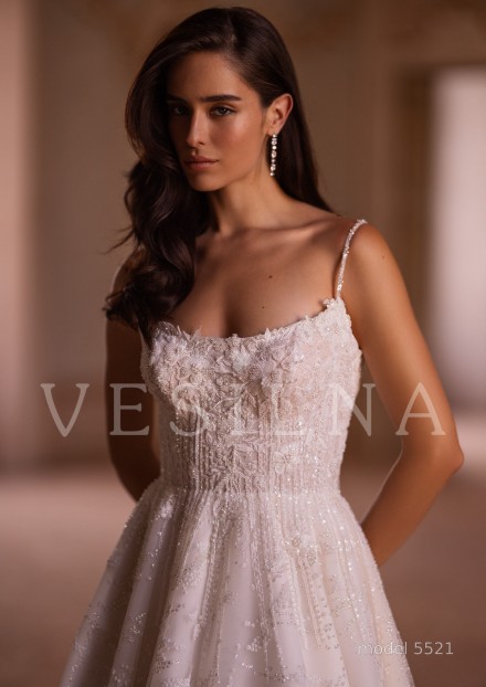 Коллекция «WONDER»: Свадебное платье, модель 5521 фото №2