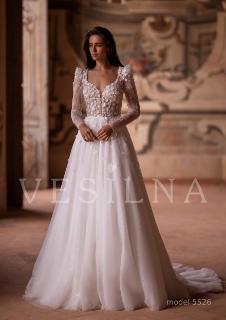Свадебное платье, модель 5526